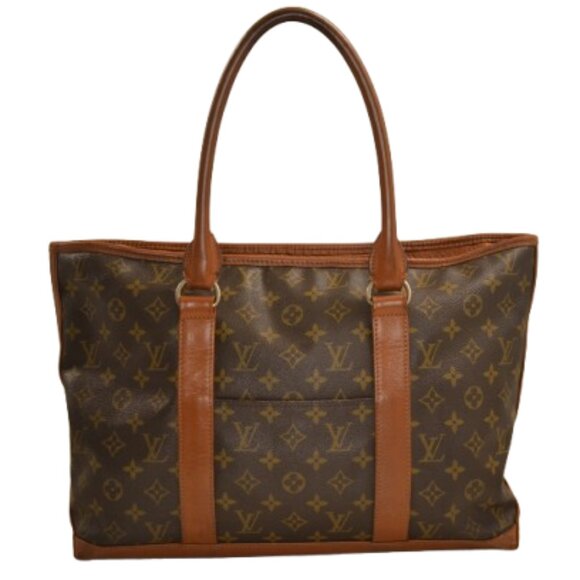 Authentic Louis Vuitton Sac Weekend Large Tote Bag w/COA (GUC) Rare Discontinued - Picture 1 of 12